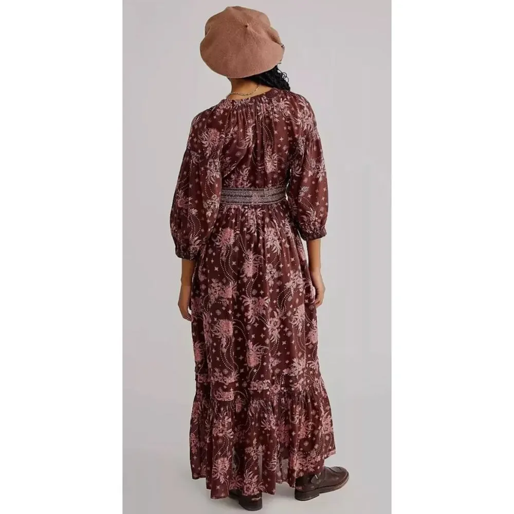 Free people brown golden hour Dress